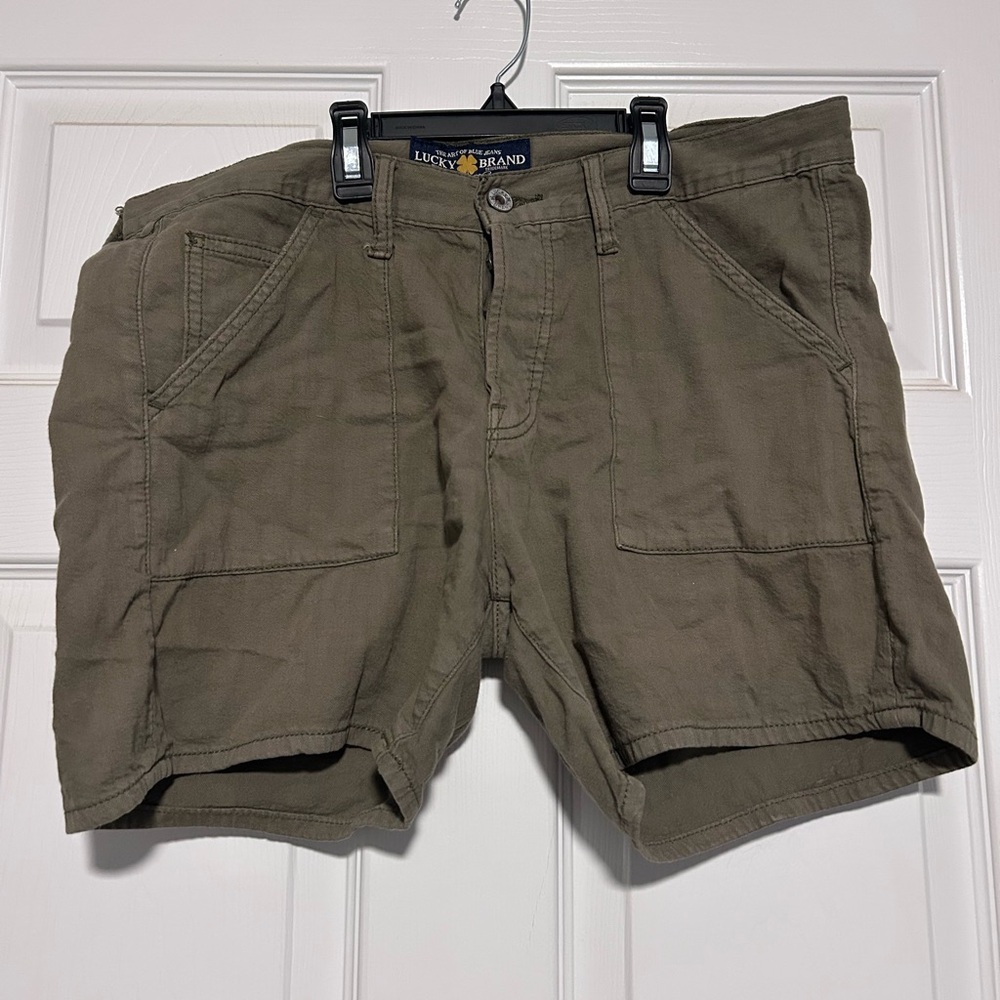Lucky Brand Khaki Green Trousers